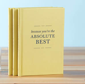 Because You're the Absolute Best gift book