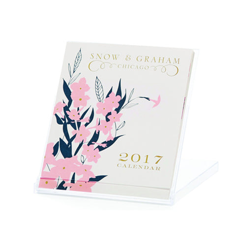 Snow & Graham 2017 Desk Calendar - VelvetCrate