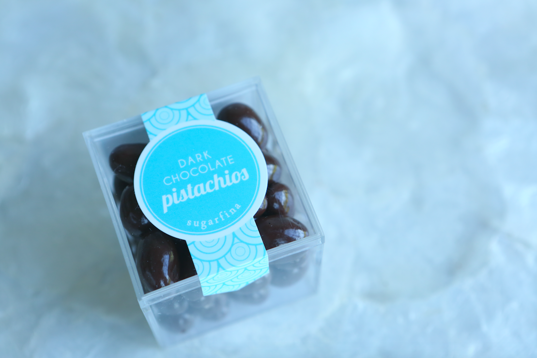Sugarfina Dark Chocolate Pistachios - VelvetCrate