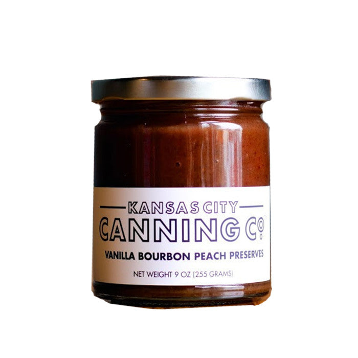 Kansas City Canning Co. Vanilla Bourbon Peach Preserves - VelvetCrate