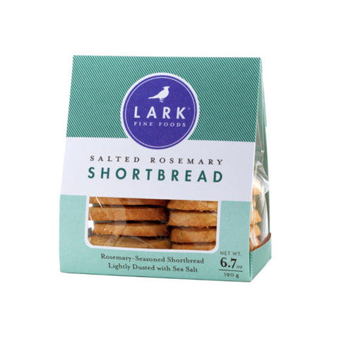 Lark Fine Foods Salted Rosemary Shortbread Cookies - VelvetCrate