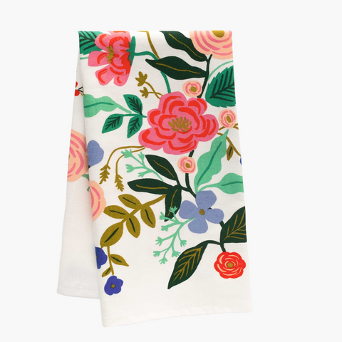 Floral Vines Tea Towel