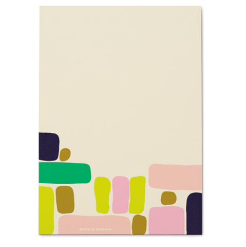 Snow & Graham Blocks Notepad - VelvetCrate