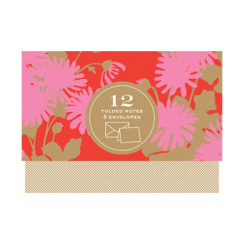Snow & Graham Falling Flower Boxed Note Set - VelvetCrate