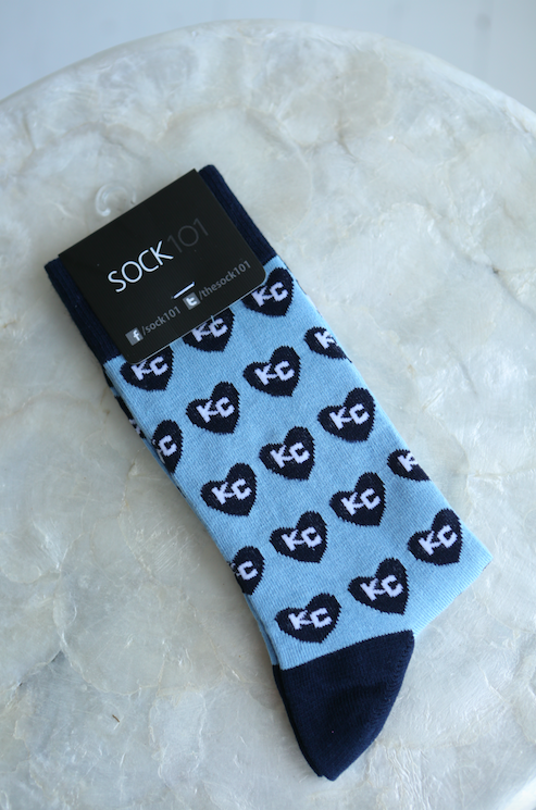 I Heart KC Sock101 socks - VelvetCrate