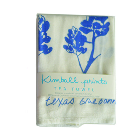Texas Bluebonnet Tea Towel - VelvetCrate
