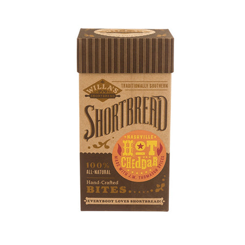 Willa's Shortbread Nashville Hot Cheddar - VelvetCrate