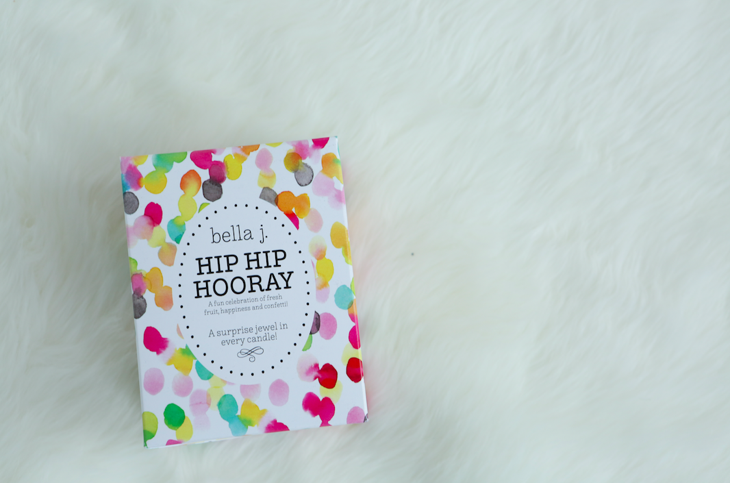 bella j. "Hip Hip Hooray" Candle - VelvetCrate